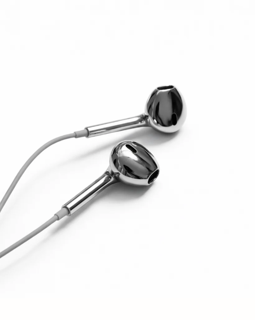 GINJI Chrome Wired Earphones