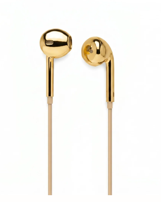 GINJI Chrome Wired Earphones