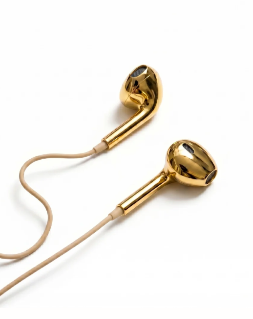 GINJI Chrome Wired Earphones