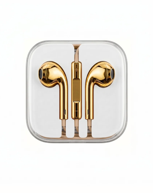 GINJI Chrome Wired Earphones